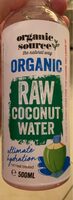 Organic raw coconut water