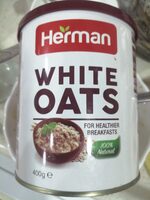 White oat flakes