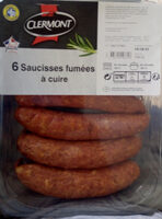 6 saucisses fumées à cuire