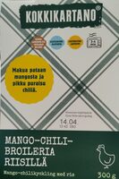 Mango-chili-broileria riisillä