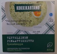 Täyteläinen pinaattikeitto