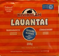 Lauantai makkarasiivu