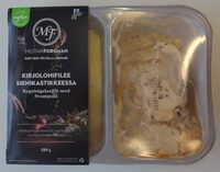 Kirjolohifilee sienikastikkeessa