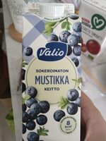 Sokeroimaton Mustikkakeitto