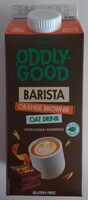 Barista orange brownie oat drink