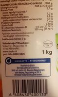 Laktoositon omena-kiivi-limejogurtti