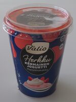 Herkko kermainen jogurtti mansikkakakku