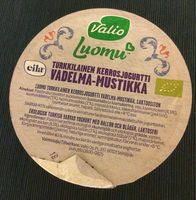 Valio Luomu turkkilainen kerrosjogurtti 150 g vadelma-mustikka laktoositon