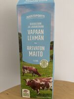 Vapaan Lehmän Rasvaton Maito