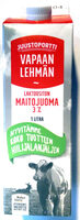 Vapaan lehmän laktoositon maitojuoma 3%