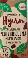 Hyvin sokeroimaton proteiinijuoma minttu-kaakao