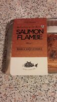 Saumon flambé rhum et sirop d'érable