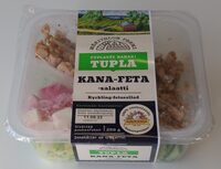 Tupla kana-fetasalaatti