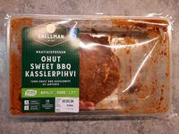 Ohut sweet bbq kasslerpihvi