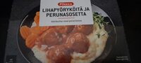 Lihapyöryköitä ja perunasosetta