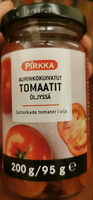 Aurinkokuivatut tomaatit öljyssä