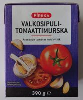Valkosipuli-Tomaattimurska