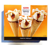 Jäätelötuutit toffee