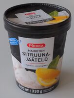 Maidoton sitruunajäätelö