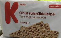 Ohut ruisnäkkileipä