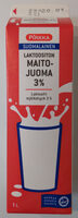 Suomalainen laktoositon maitojuoma 3%