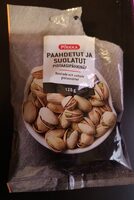Paahdetut ja suolatut pistaasipähkinät