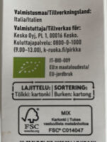 Luomu kikherneet suolaliemessä