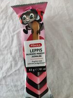 Leppis salmiakki-mansikka juomajää