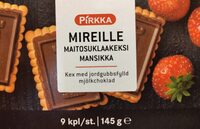 Mireille Maitosuklaakeksi mansikka