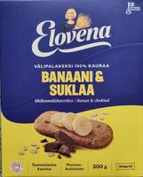 Banaani & suklaa välipalakeksi 10x30g