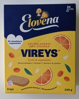 Välipalakeksi tyrni & appelsiini