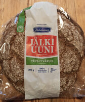 Luomujälkiuunitäysjyväruisreikäleipä