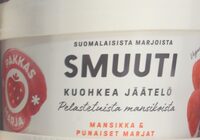 Smuuti Kuohkea jäätelö Mansikka & punaiset marjat