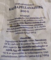 Leipurimestarin Kaura-pellavaleipä