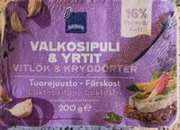 Valkosipuli & Yrtit Tuorejuusto