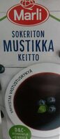 Sokeriton Mustikkakeitto