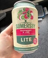 Raspberry & Lime Lite cider