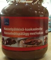 Hasselpähkinä-kaakaolevite