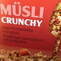 Mysli            Crunchy johurtti-mansikka