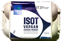 Isot vapaan kanan munat