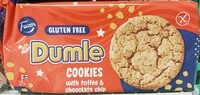 Gluten Free Dumle Cookies with toffee & chocolate chip