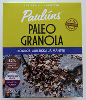 Paleo Granola Kookos, Mustikka ja Manteri