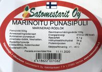 Marinerad Rödlök
