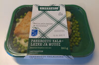 Paneroitu kalaleike ja muusi