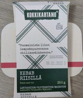 Kebab riisillä