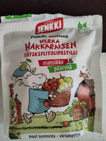 Herra Hakkaraisen Täysksylitolipastilli mansikka päärynä