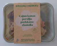 Cajun kanaa persija-porkkanarisotolla