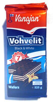 Vohvelit Black and White