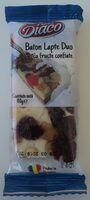 Dolce Diaco Baton lapte duo cu fructe confiate