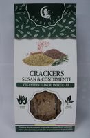 Ambrozia Crackers vegani cu susan si condimente